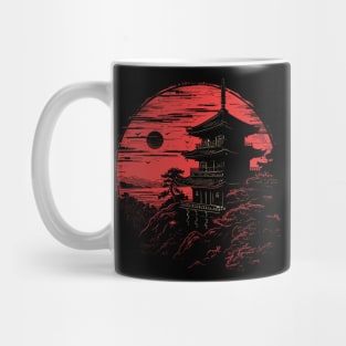 Japanese temple Mug